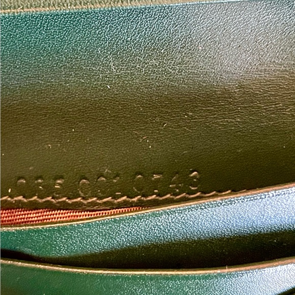 Gucci green Leather wallet set - Picture 6 of 12